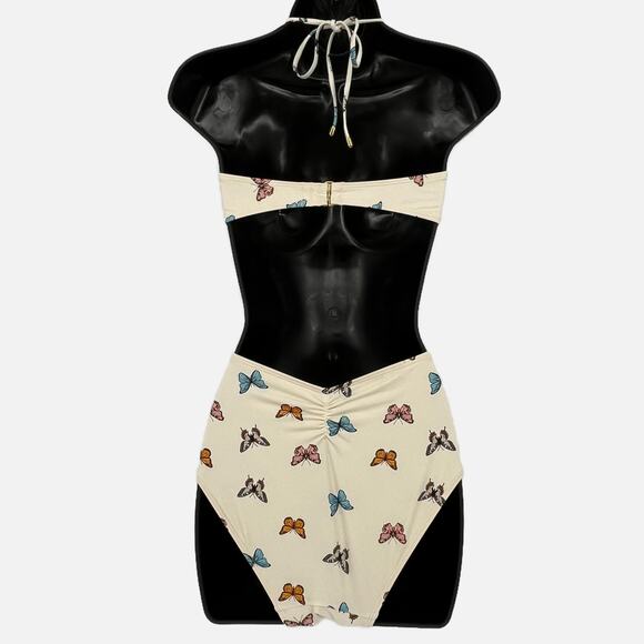 Swimsuit Mariposa Monoki One Piece in Butterfly Print Size Small - Picture 5 of 8